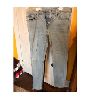 Super skinny hollister light jeans